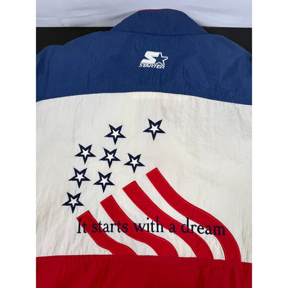 Vintage Starter USA 1996 Atlanta Olympic Games Windbreaker Jacket Size L - Picture 7 of 9